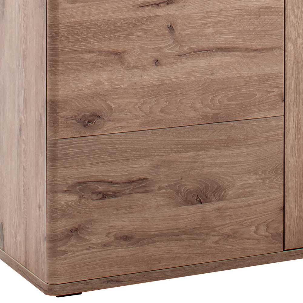150x124x38 Wohnzimmerschrank mit Glas modern - Bekunion