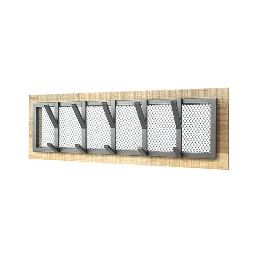 Hängegarderobe aus Drahtgitter & Metall - Justa