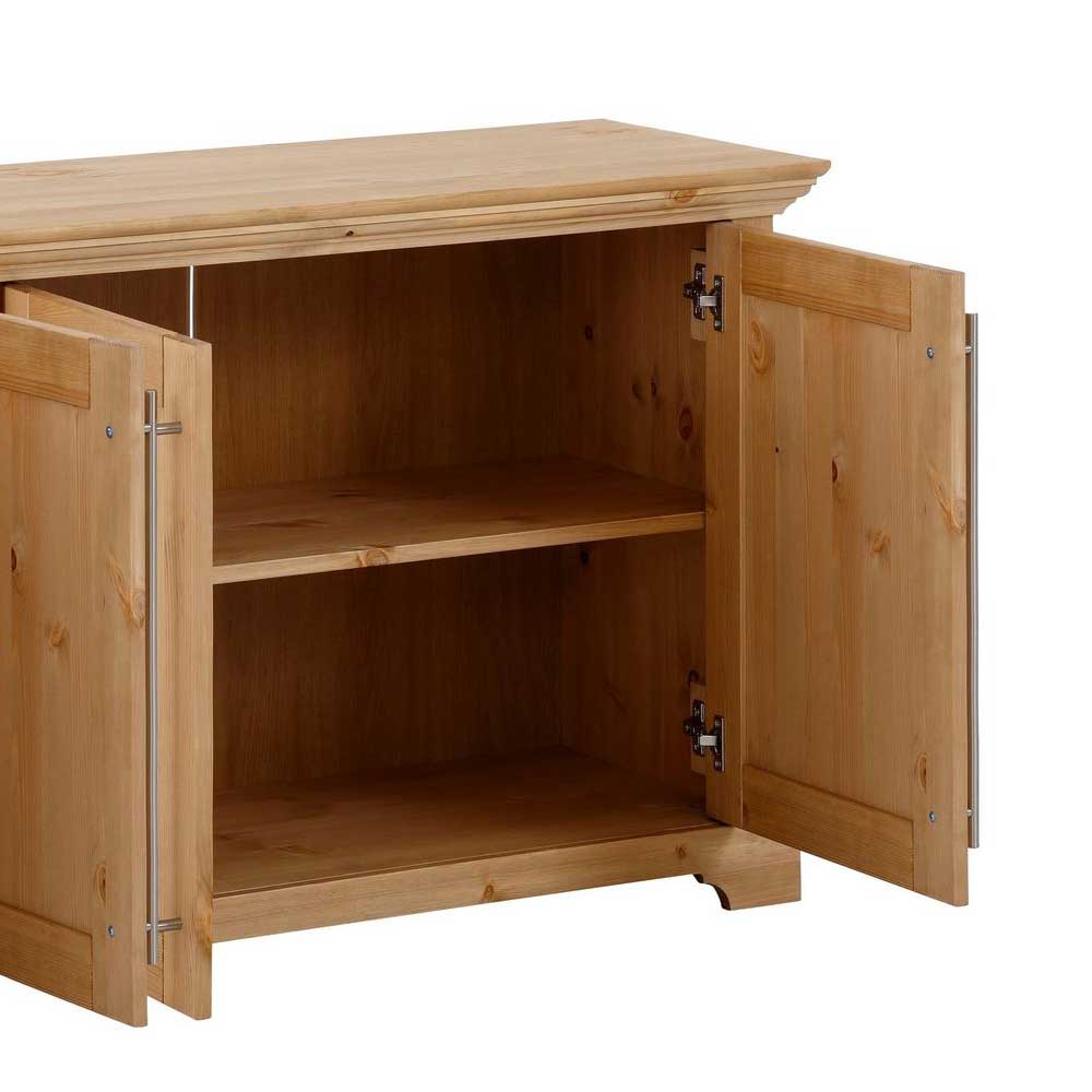 Sideboard mit vier Türen aus Kiefer massiv - Noellisa