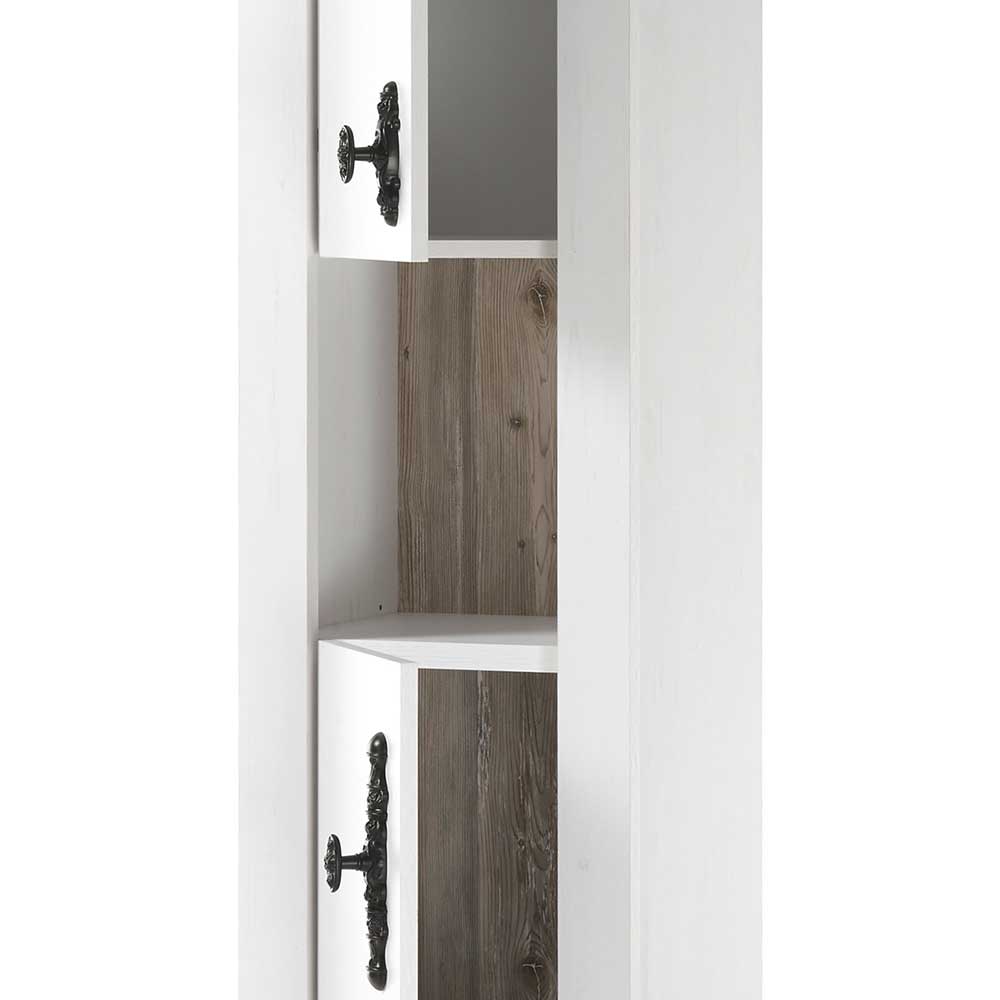Bad Hochschrank im Landhaus Design - Doules