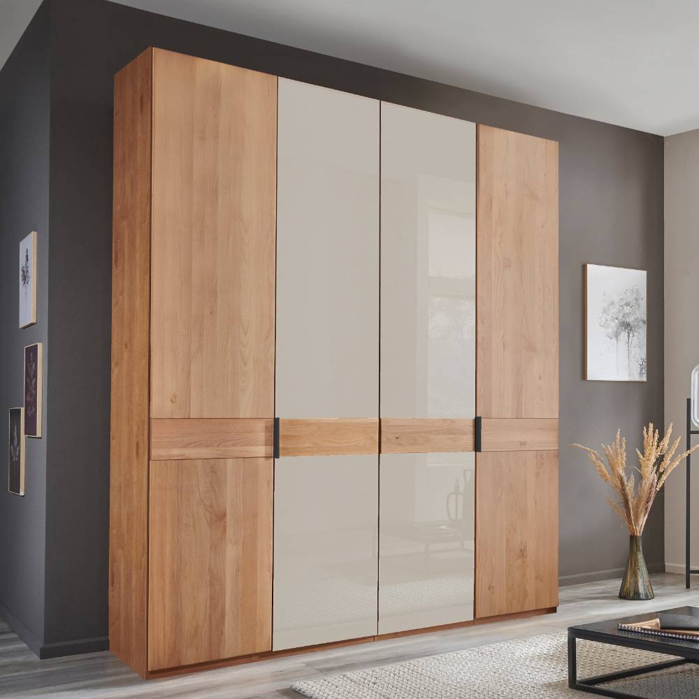 236 cm hoher Schlafzimmerschrank 4-türig - Angelina