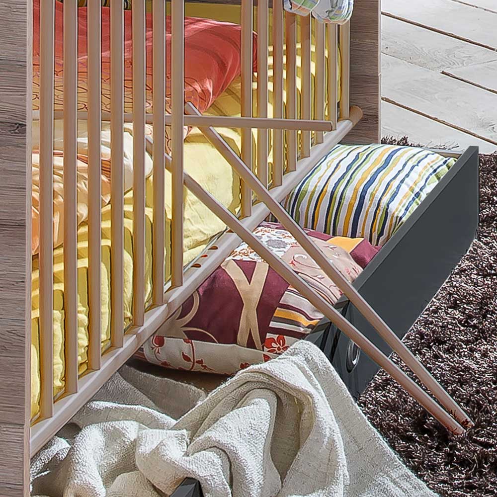 Kinder Gitterbett mit Schublade - Jilamenda
