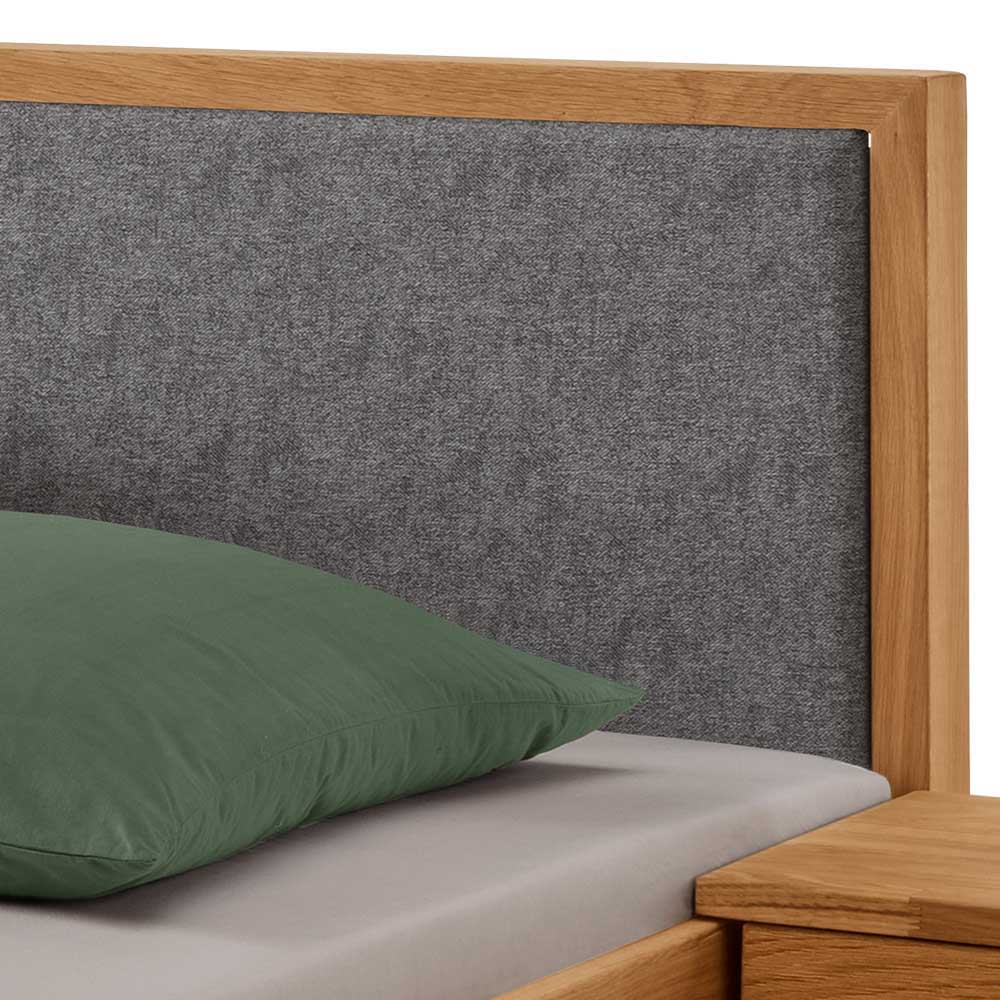 Design Doppelbett aus Wildeiche - Martinez
