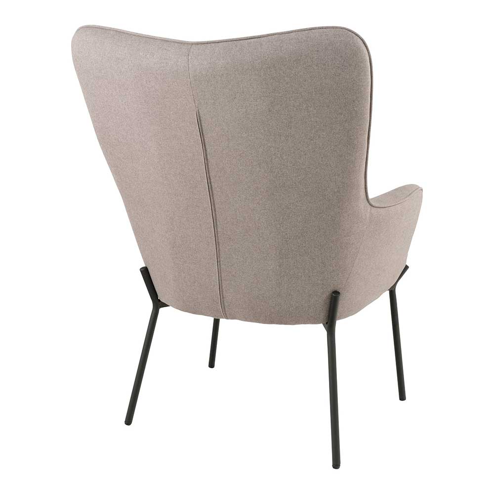 Skandi Sessel in Graubraun - Fintrana