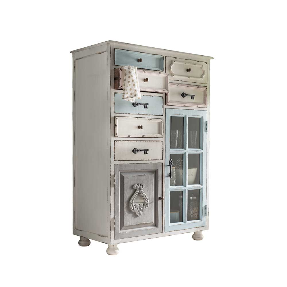 Vintage Landhaus Highboard - romantisch - Sacons