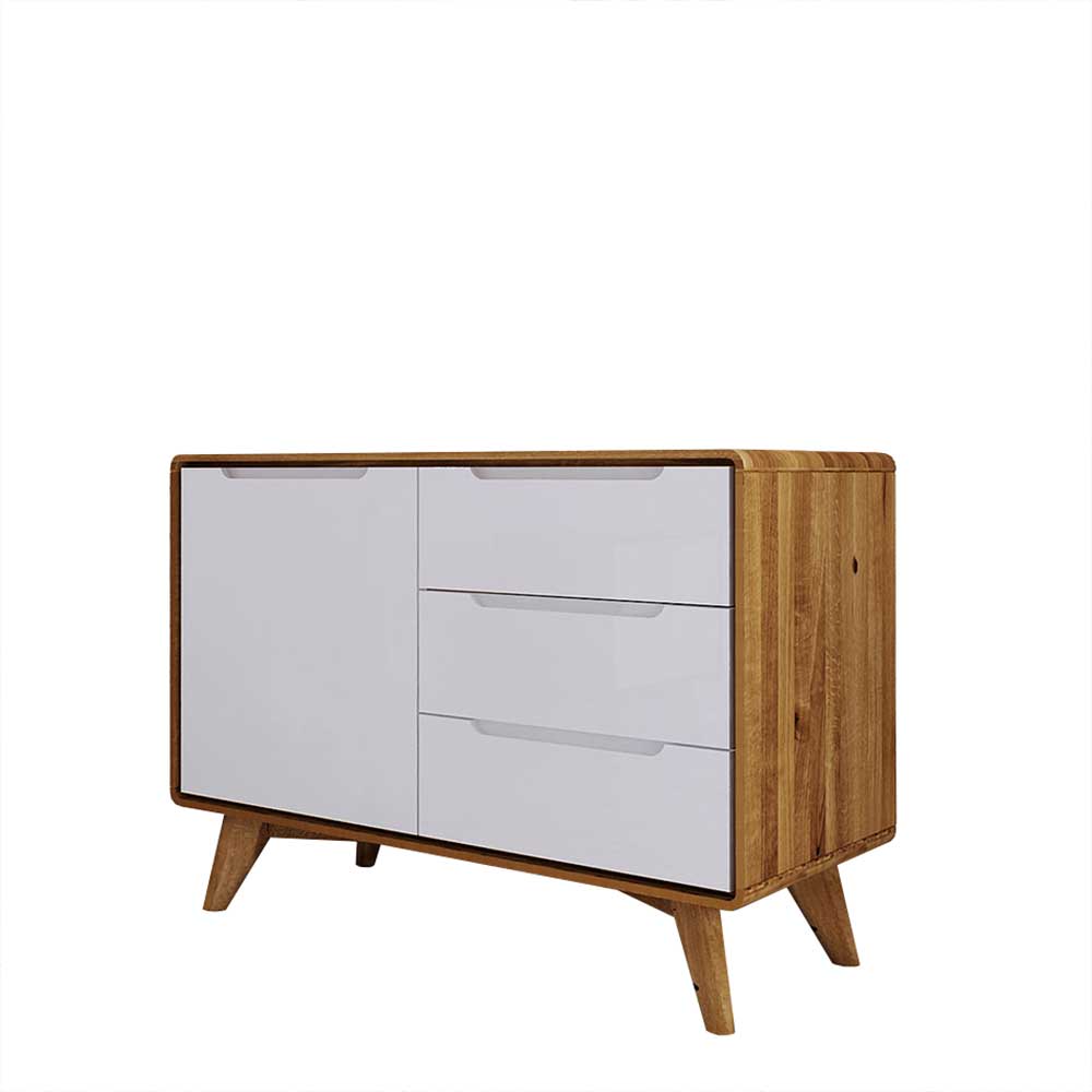 90x63x40 Kombi-Kommode aus Massivholz & MDF - Diesta