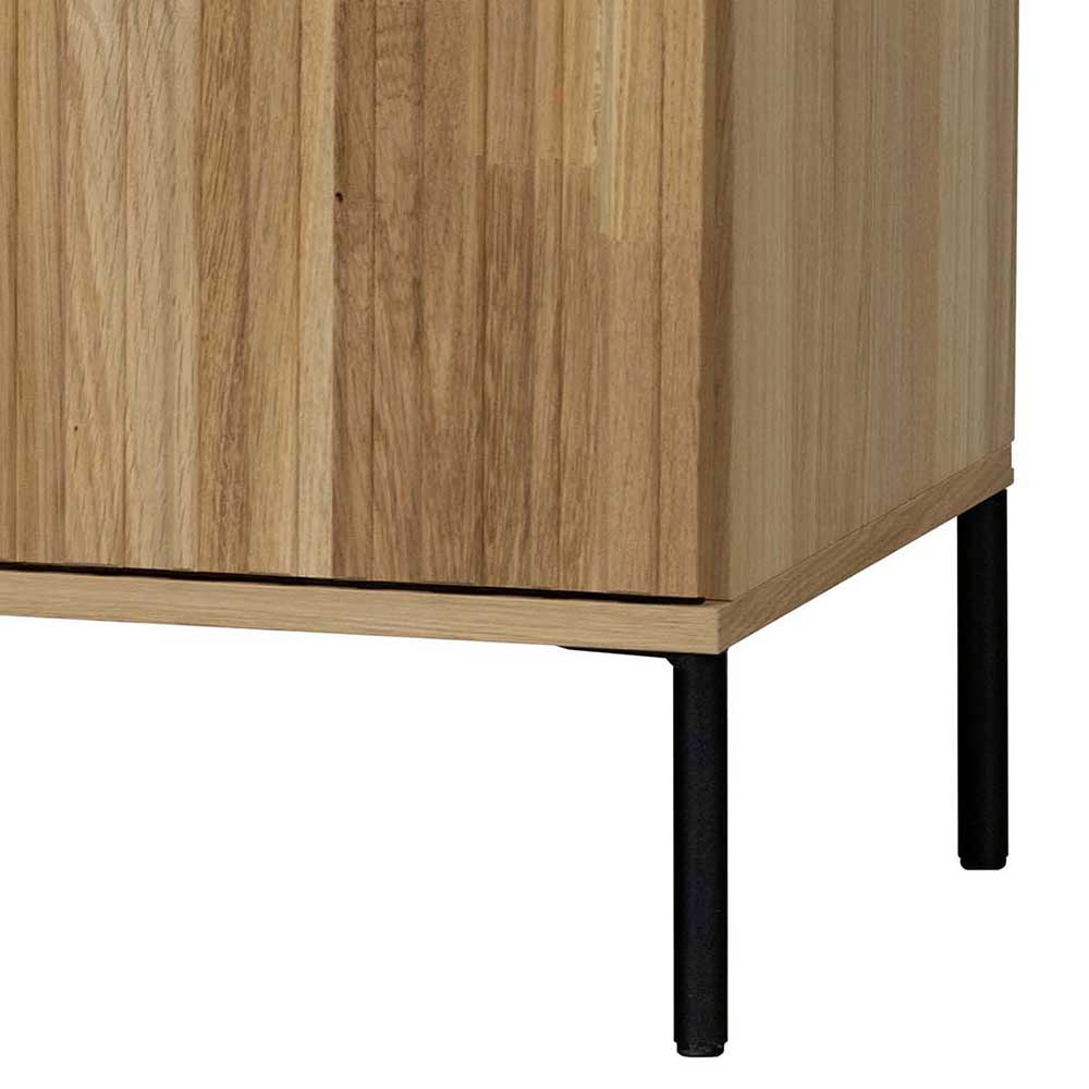 TV Unterschrank in Eiche & Schwarz - Banyo
