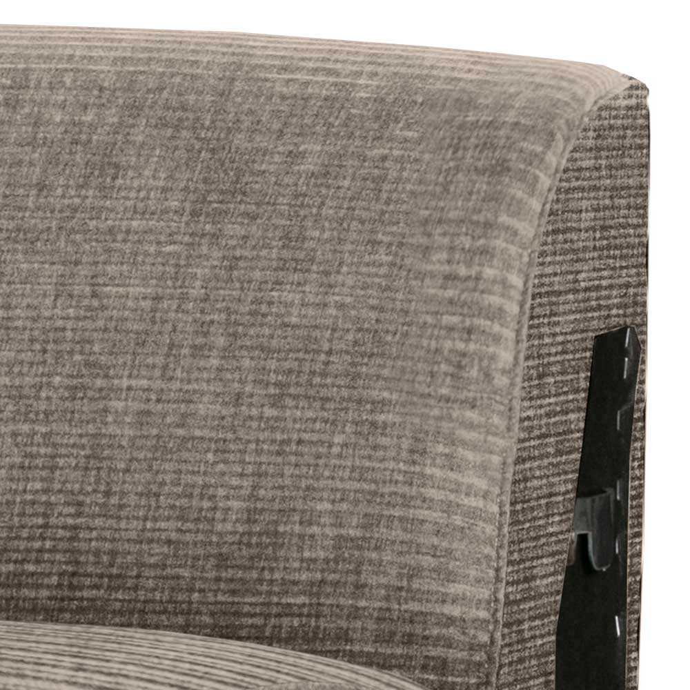 Breitcord Sofa Modul in Schlammfarben - Rovina