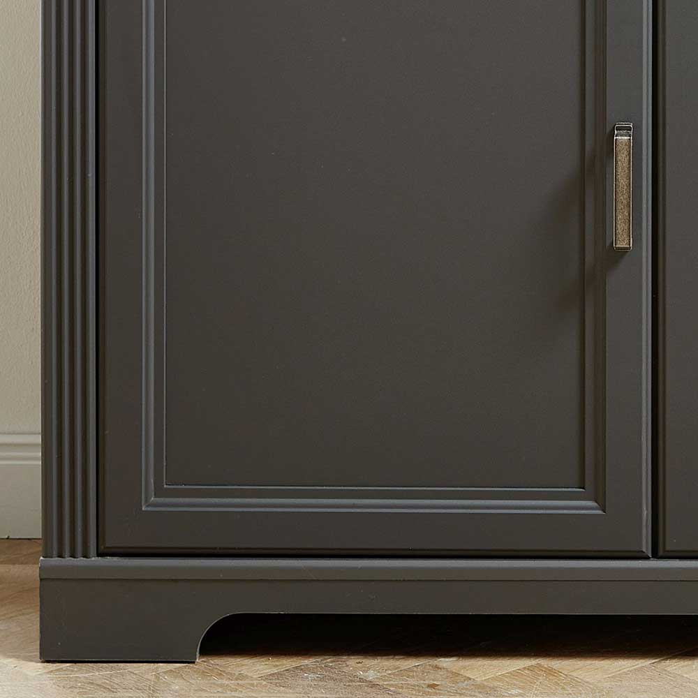 143x150x42 Landhaus Highboard mit Flaschen Regal - Thumbs