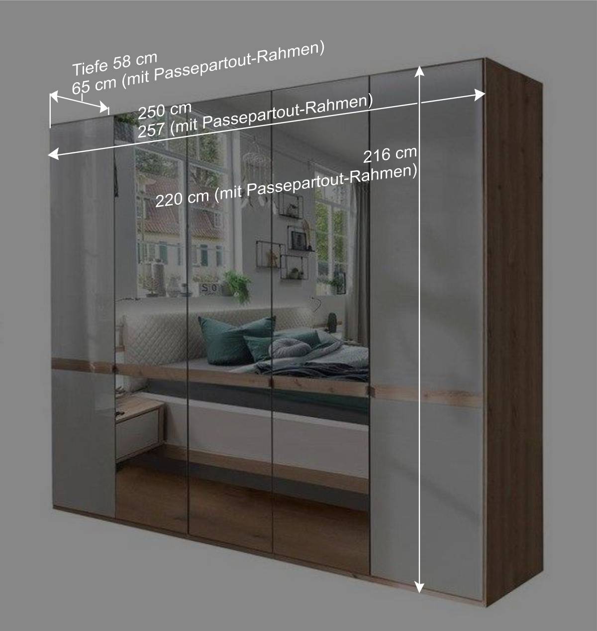 Modernes Schlafzimmer Möbel Programm - Crascanu (vierteilig)