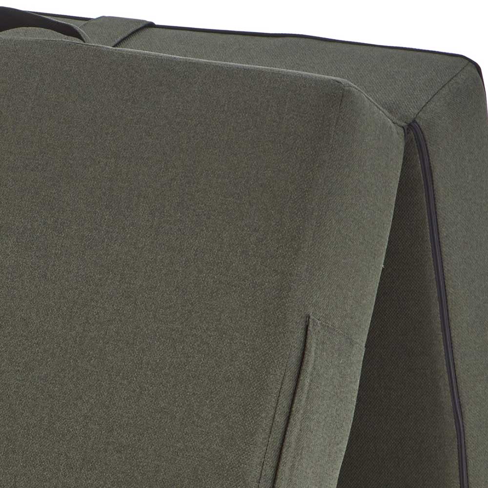 Falthocker in Dunkelgrün Stoffbezug - Sharkas