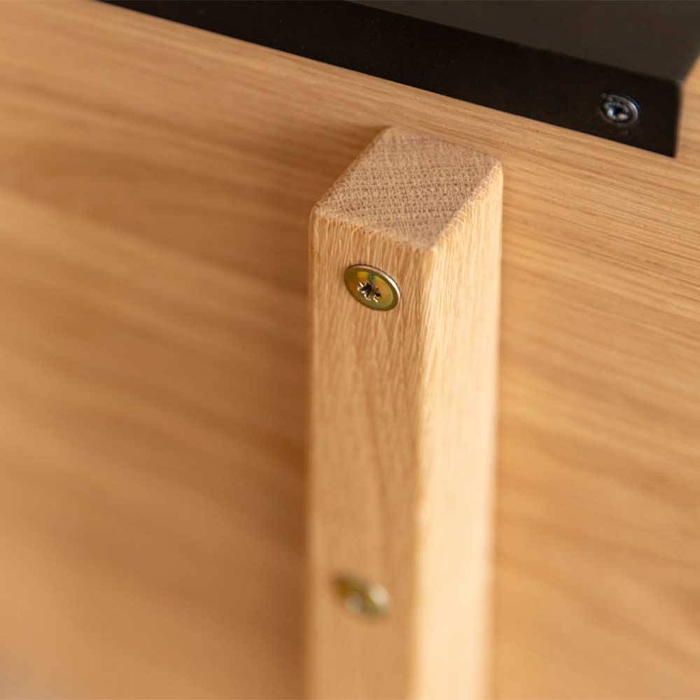 Eichenholz Sideboard mit Sockelgestell - Judita