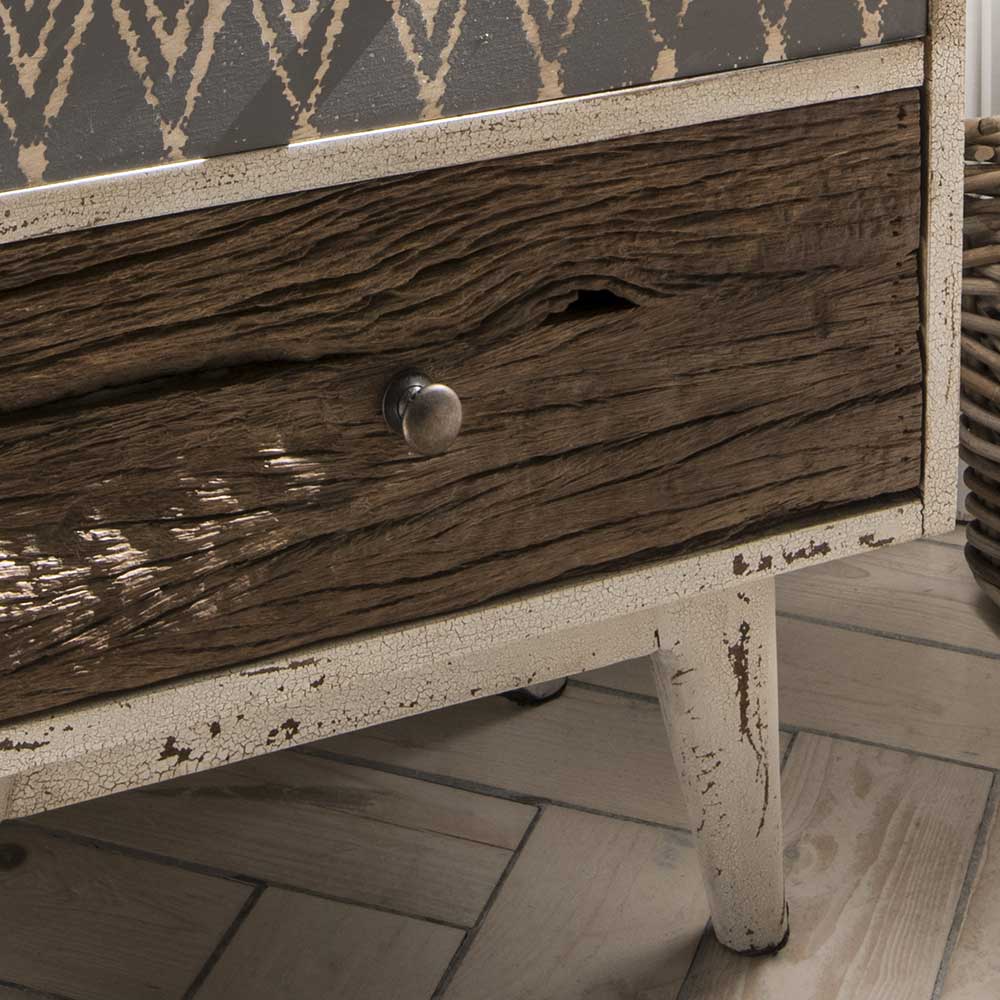 55x105x40 Design Hochkommode mit sieben Schubladen - Moonshine