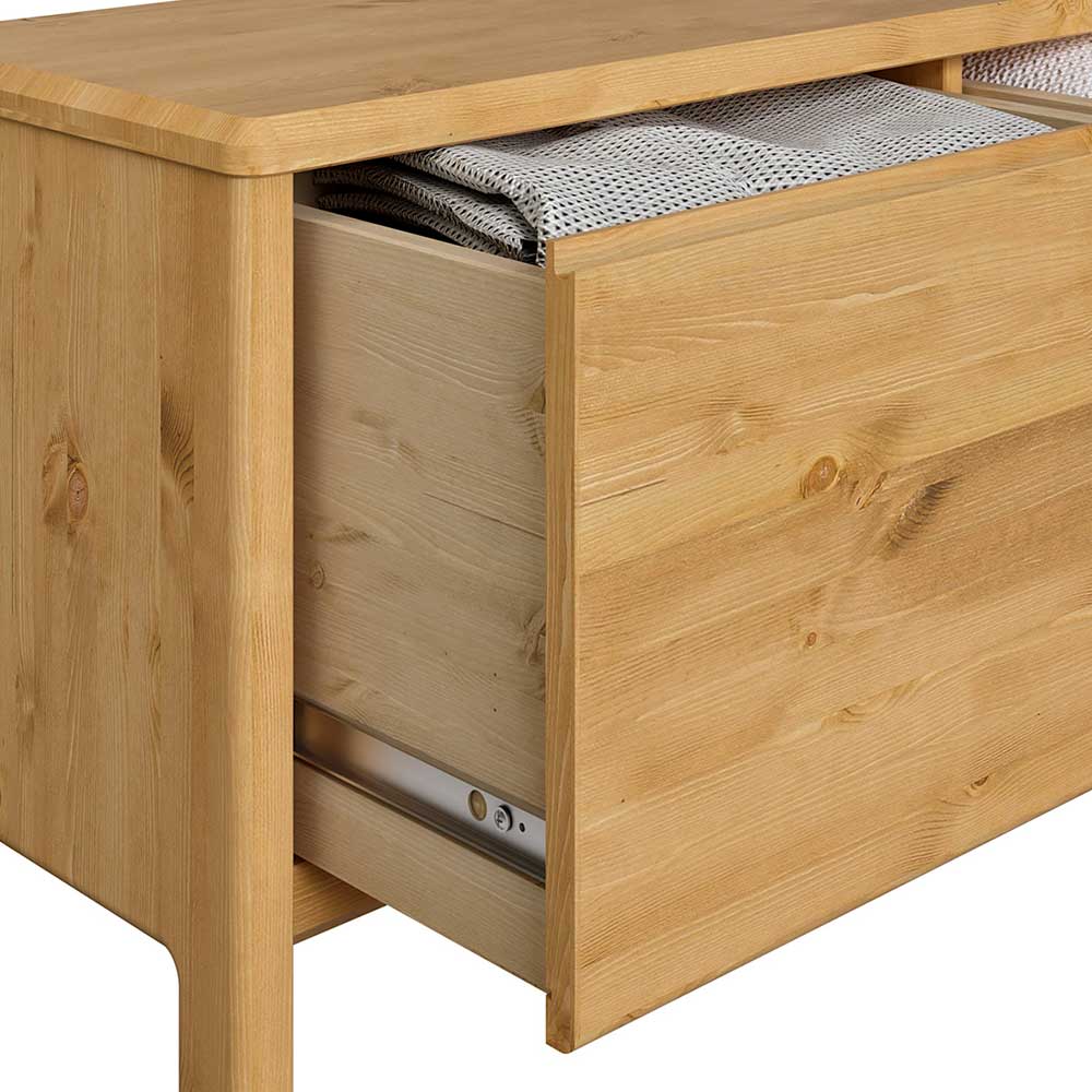 98x48x34 2 Schubladen Kommode aus Kiefer - Etvina