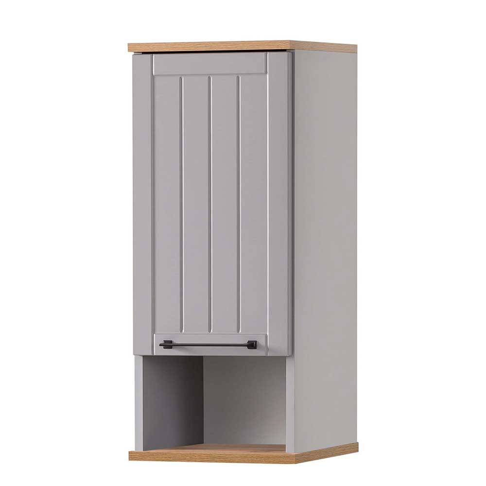 Badezimmer Hängeschrank in Platingrau - Benja