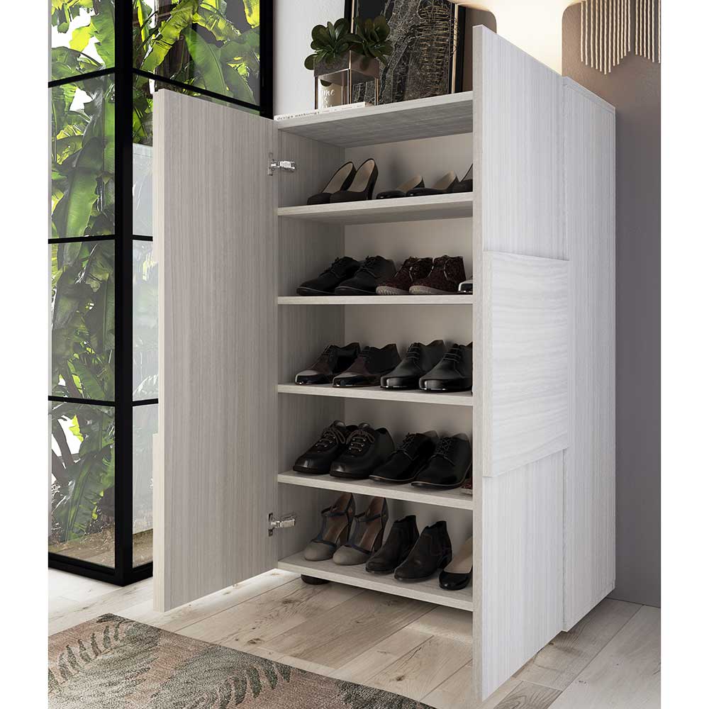 Schuhschrank in Eukalyptus Holzoptik - Hollie