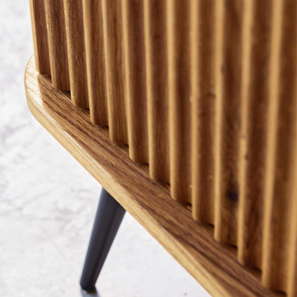 Designkommode mit zwei Türen aus Wildeiche - Casarius