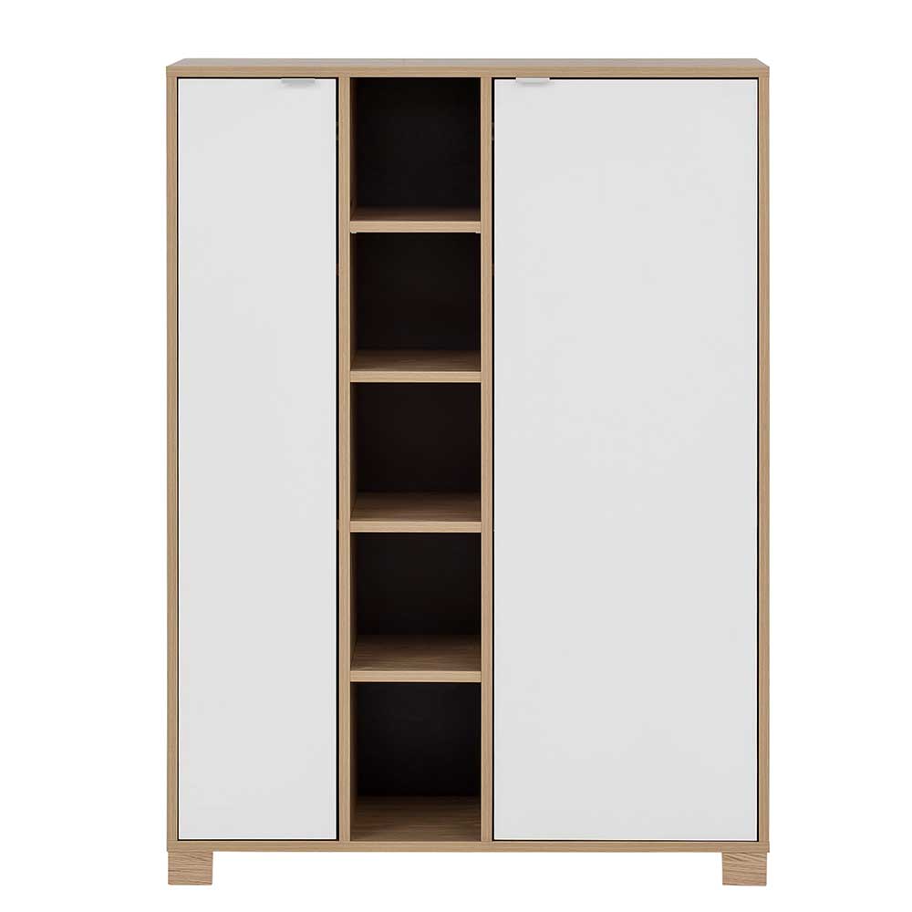 Highboard mit 2 Türen & 5 Fächern - Lombardi