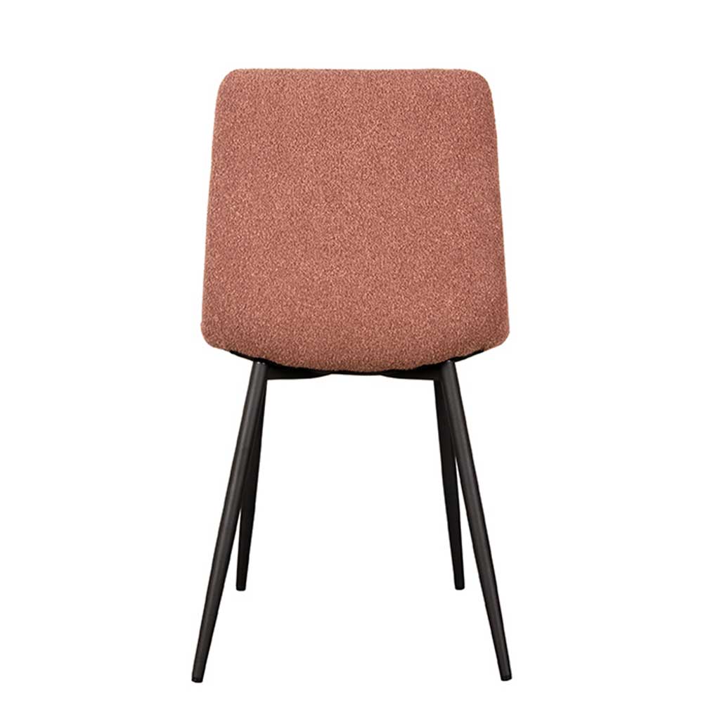 Stuhl in Terracotta und Schwarz - Orthos