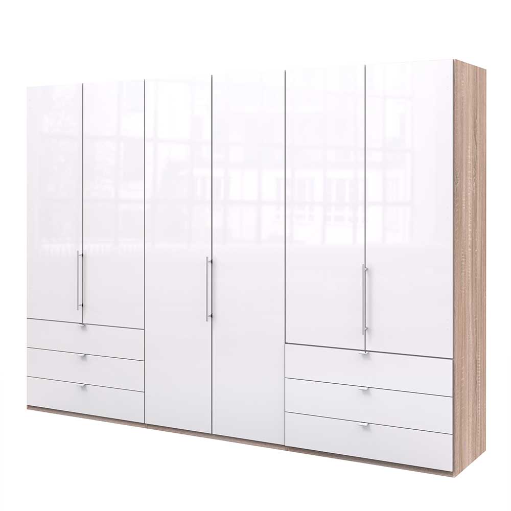 3m Kleiderschrank mit Metallgriffen - Bosays I