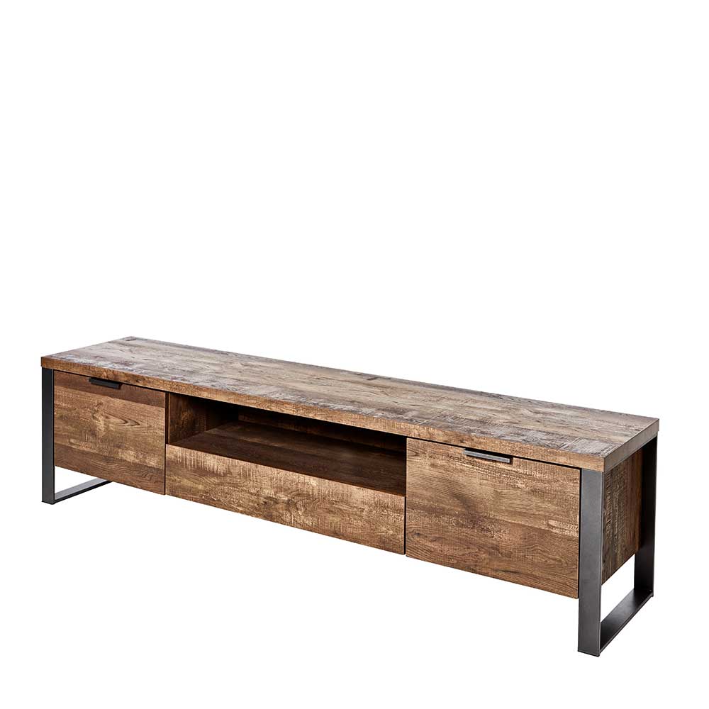 TV Lowboard in dunkler Eiche Optik - Srecla