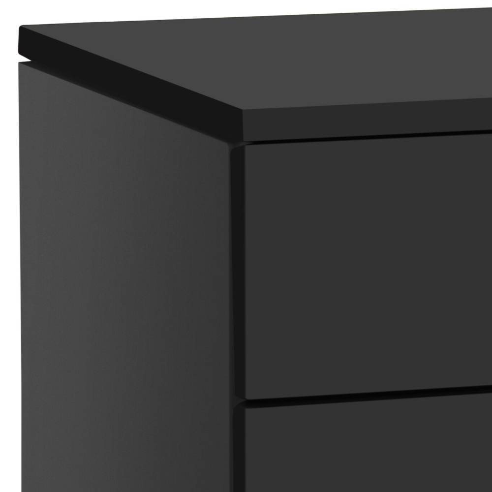 Moderne Kommode Anthrazit obere Kante und Schubladenfront – Imenza