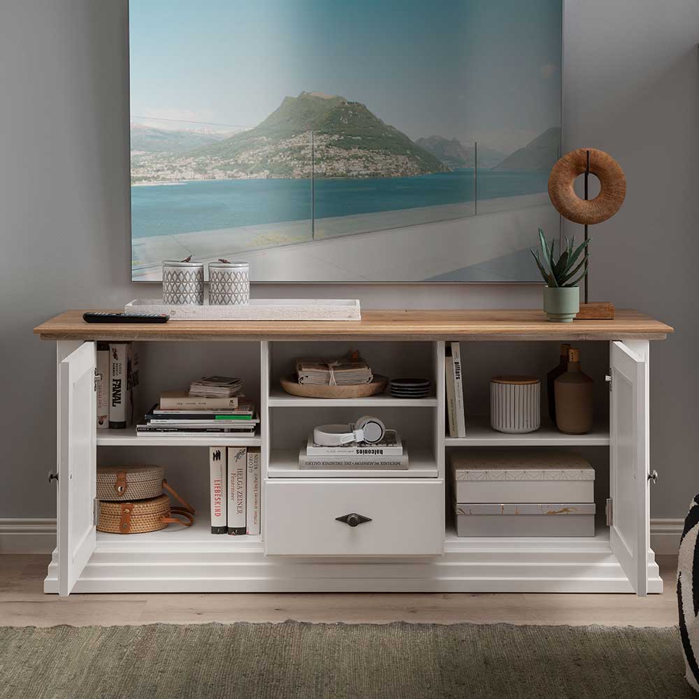 TV Lowboard im Landhaus Style 157x67x45 cm - Henry