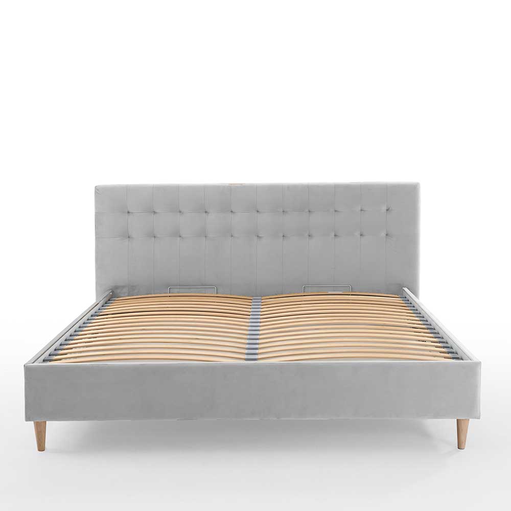 Samt Doppelbett mit Bettkasten - Diadonna