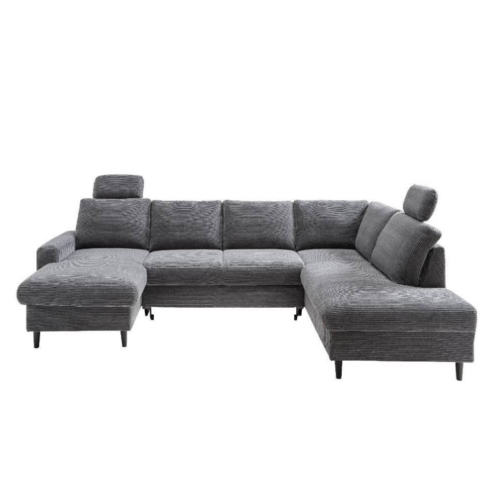 Cord Wohnlandschaft mit Bettfunktion - Aberdeen