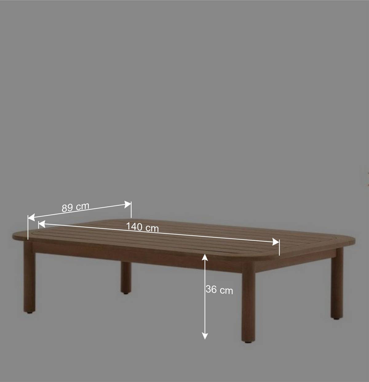 Garten Lounge Sitzgruppe Set - Perconia (vierteilig)