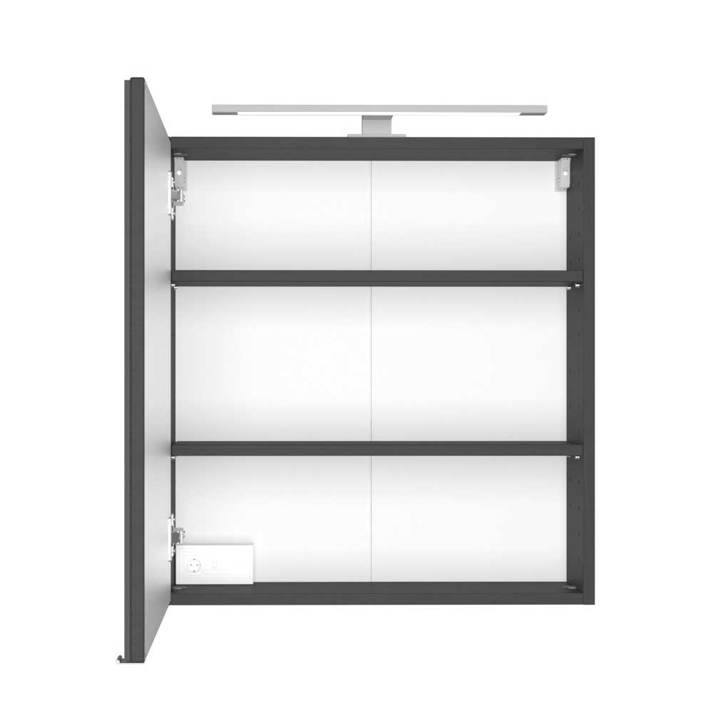 60x64 cm Badschrank mit Spiegeltür - Estregos