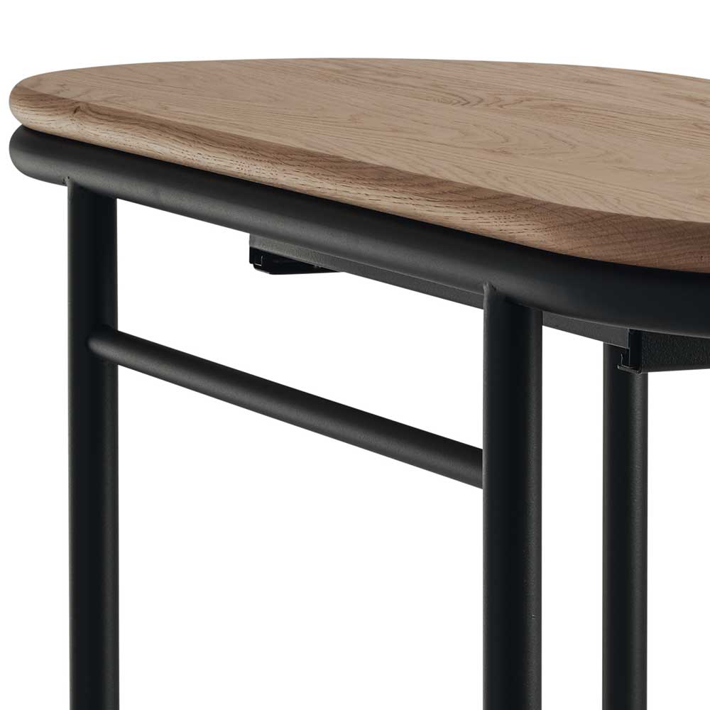 103x43 cm Design Schreibtisch in Eiche - Alba