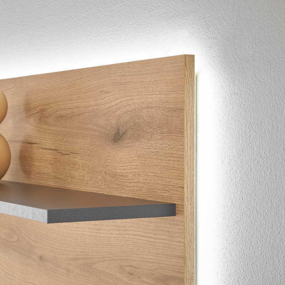 Hängende Wohnwand modern - Colomania (vierteilig)