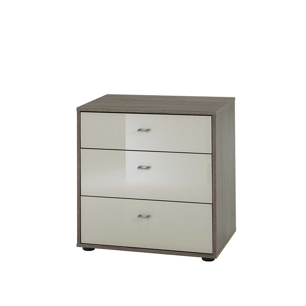 Nachttisch Kommode Cartesna in Creme