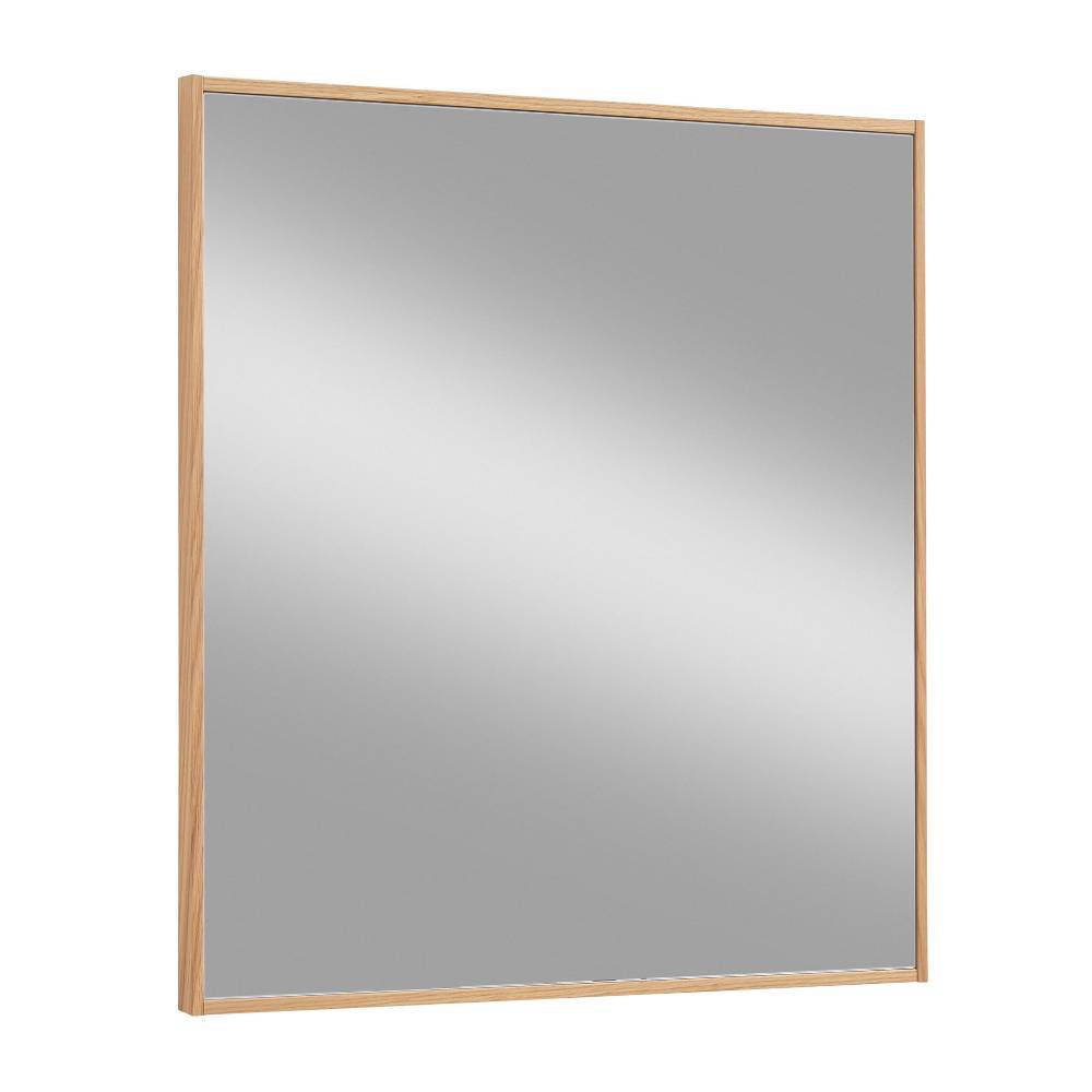 70x82cm Hängespiegel in Eiche Bianco Furnier - Nova