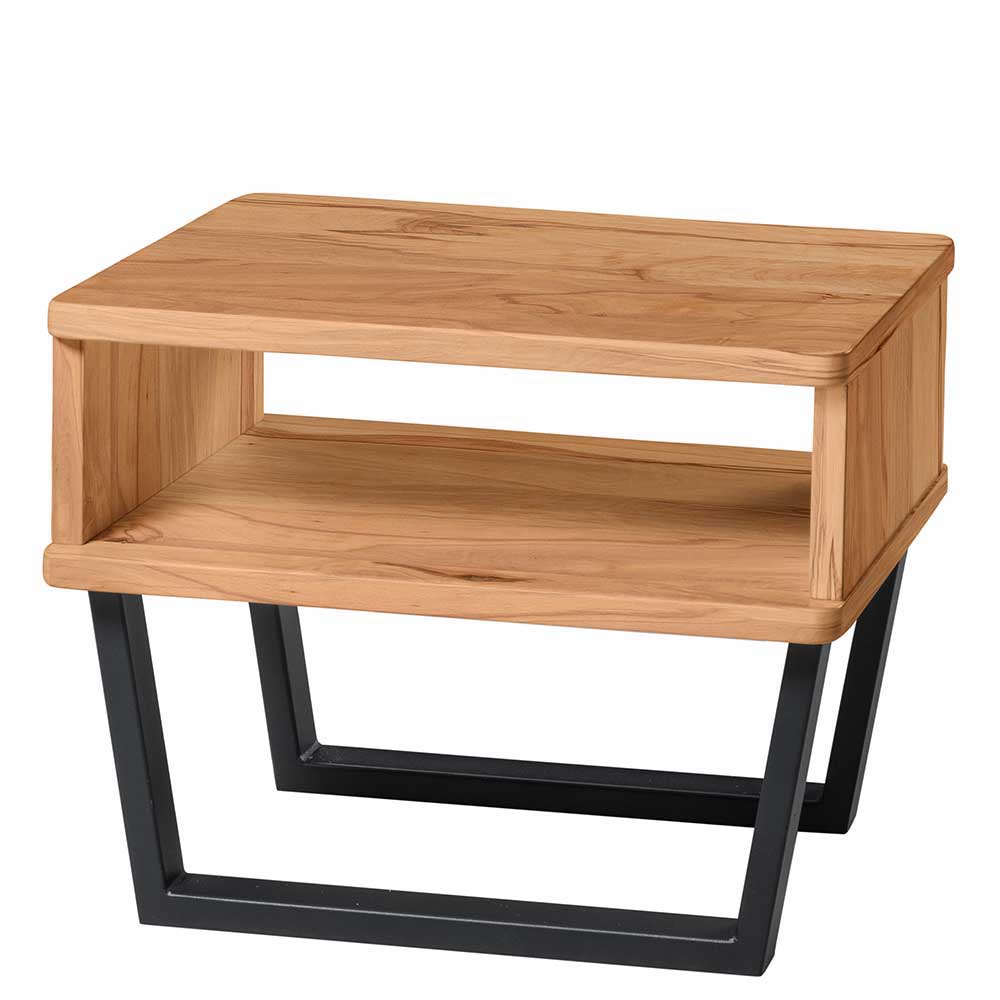 Wildbuche Designbett im Industrial Stil - Sanatate