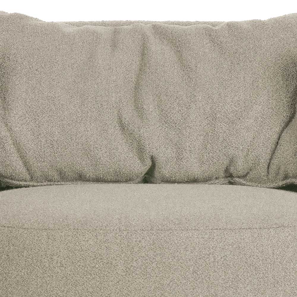 Gemütlicher Polstersessel in Beige Boucle - Capella