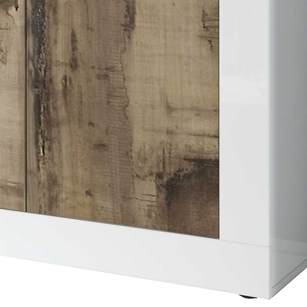 4-türiges Sideboard 207 cm breit - Olvenion