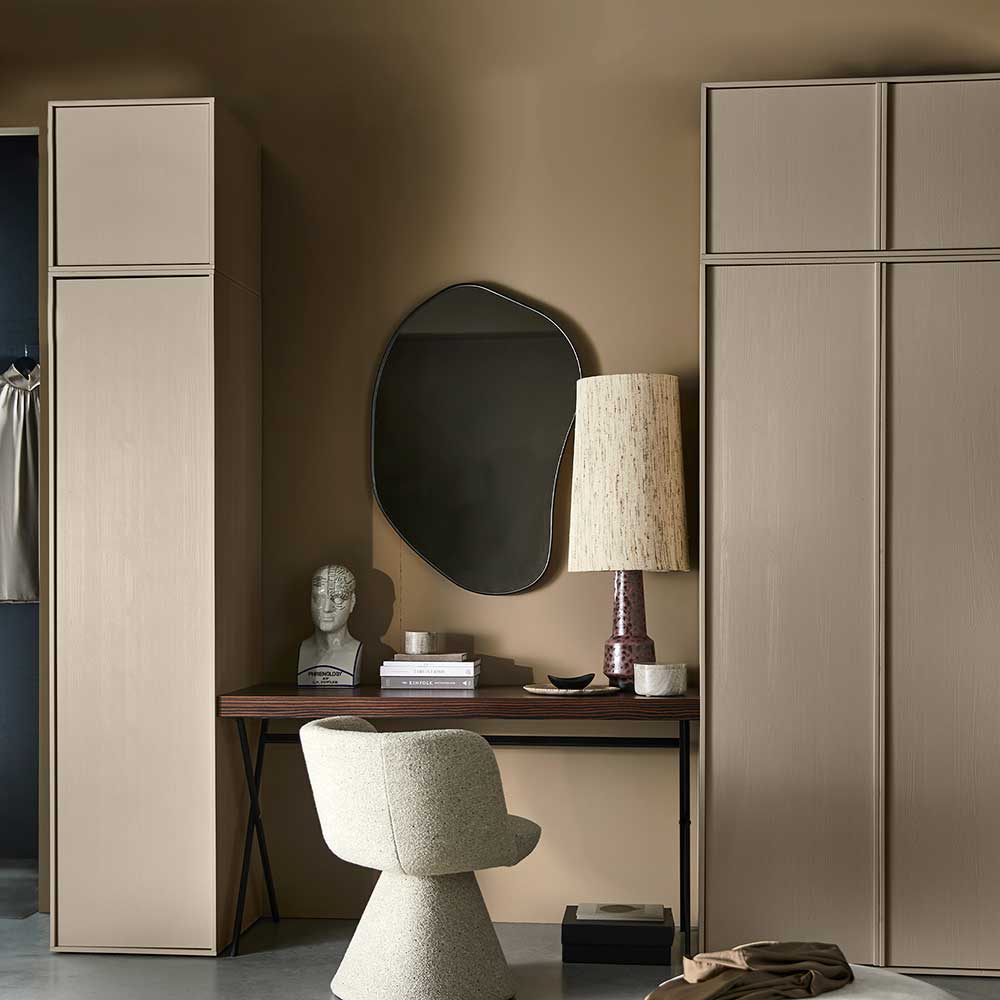 50x50x58 1-türiger Schrank in Grau - Career