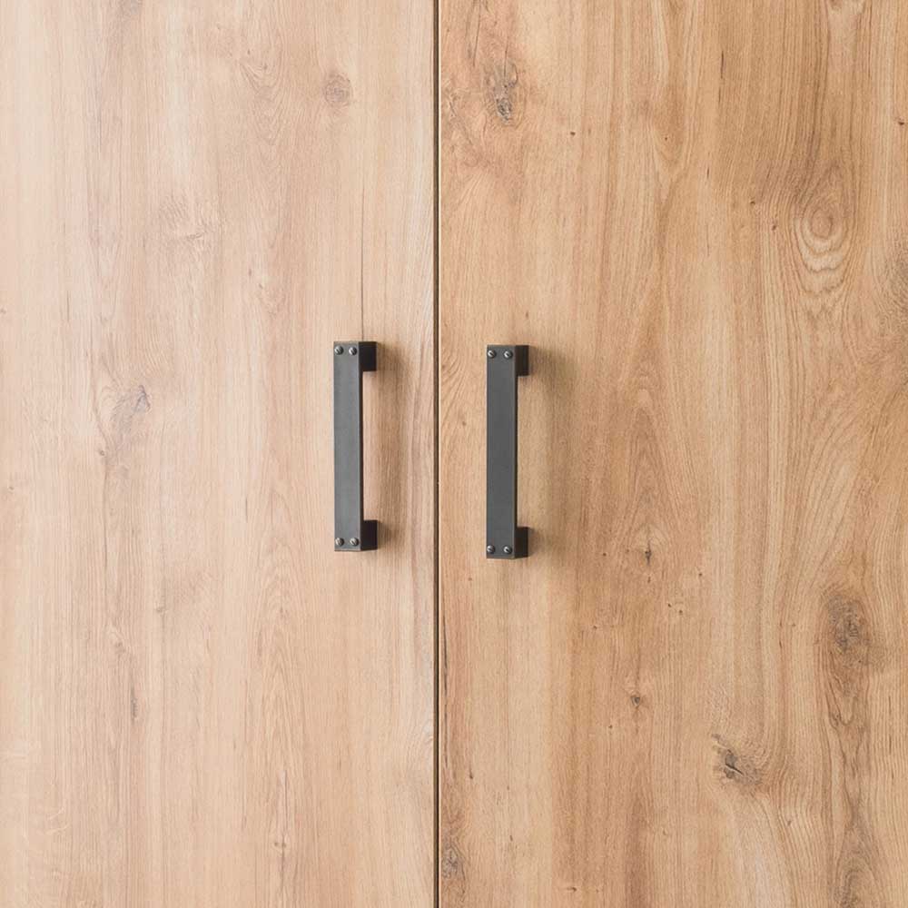 Schlafzimmer Kleiderschrank in Plankeneiche Dekor - Uletria