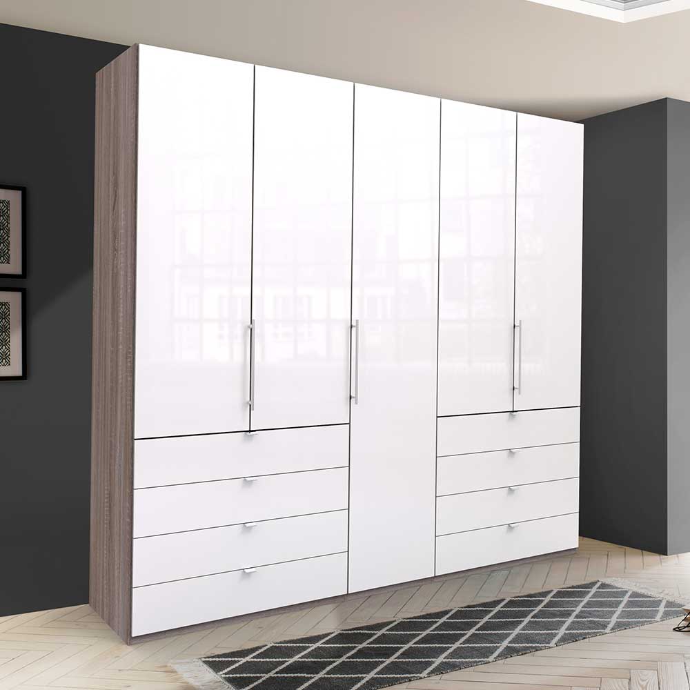Schlafzimmer Kombi-Kleiderschrank Made in Germany - Empresian