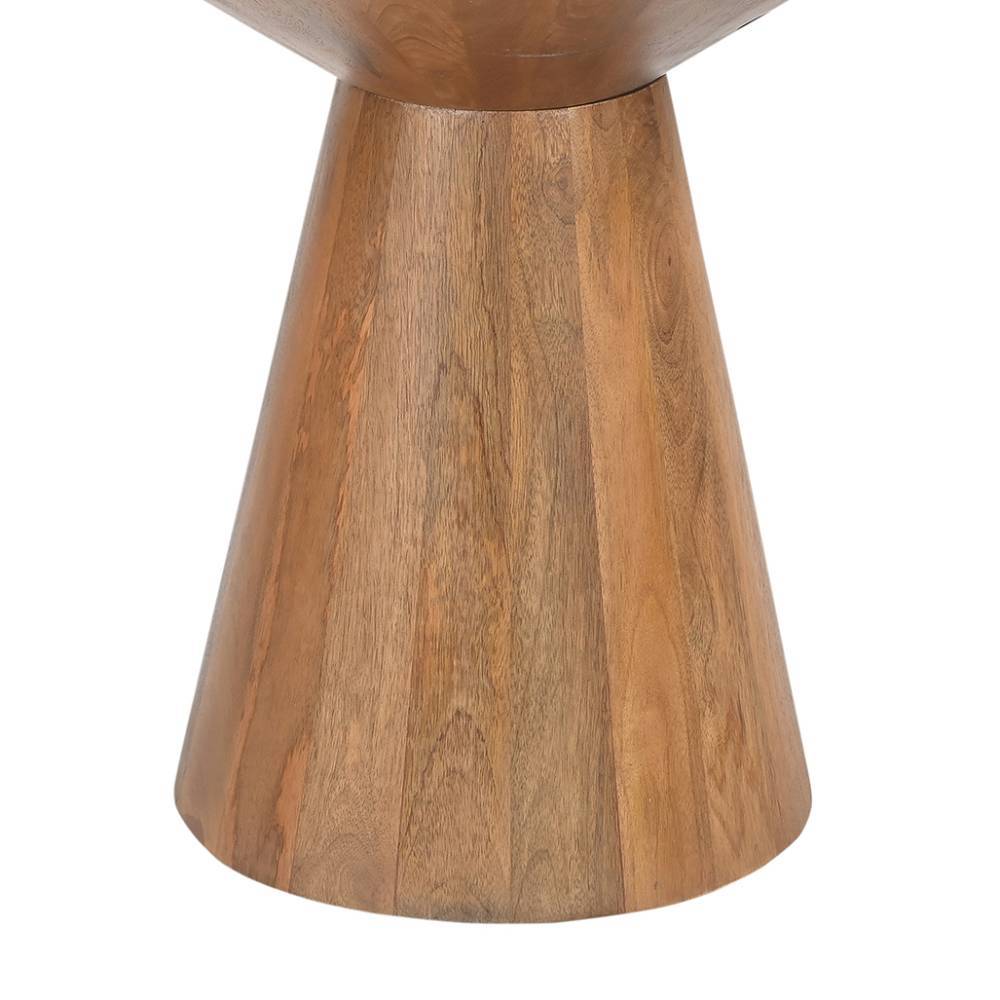 Mangoholz-Design-Beistelltisch modern - Galadira