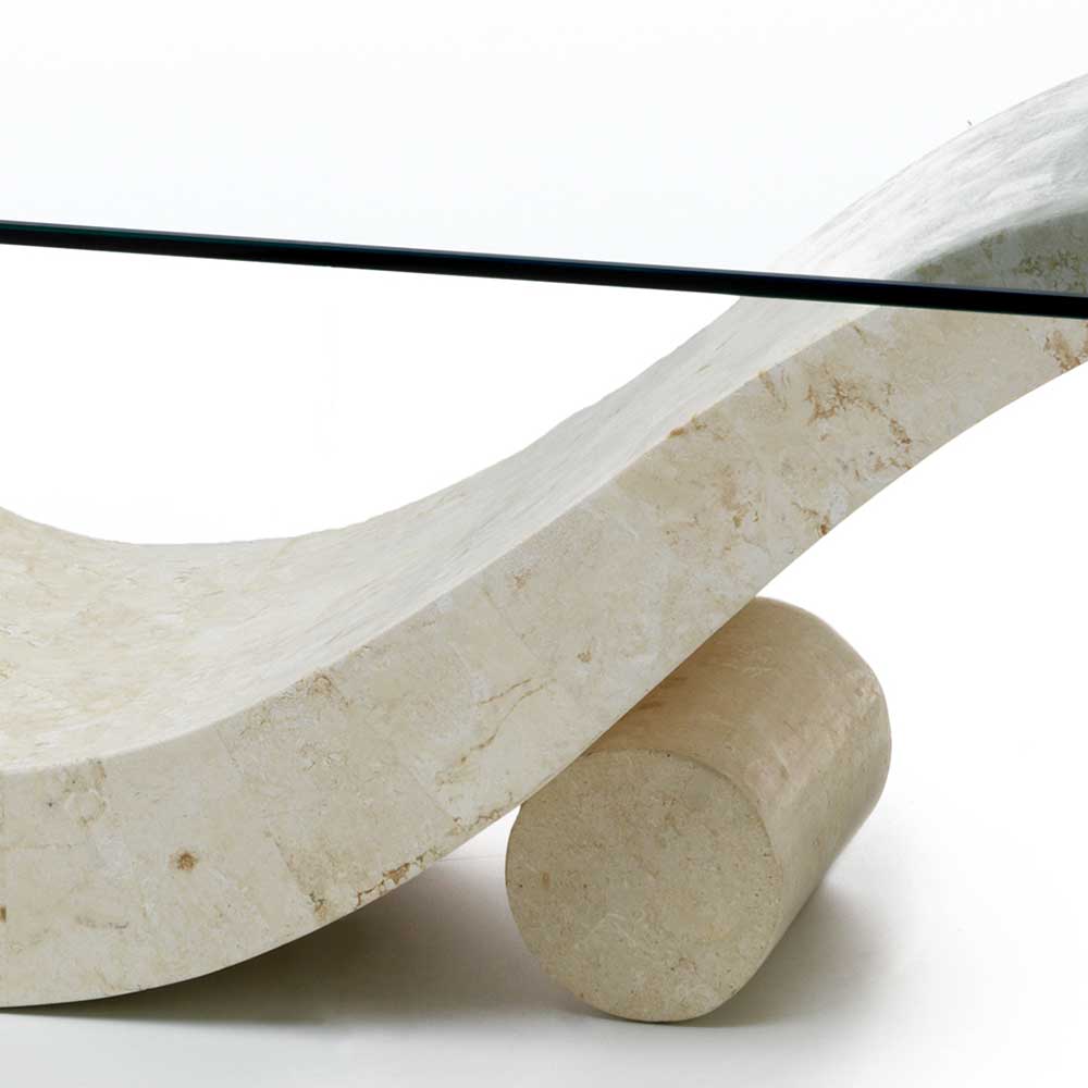 Design Couchtisch Astra aus Stein
