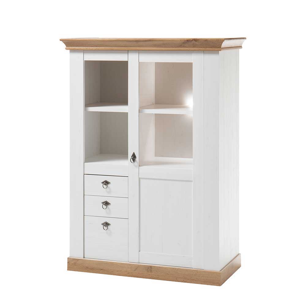 Zweifarbiges Landhausmöbel Set - Diatara I (vierteilig)
