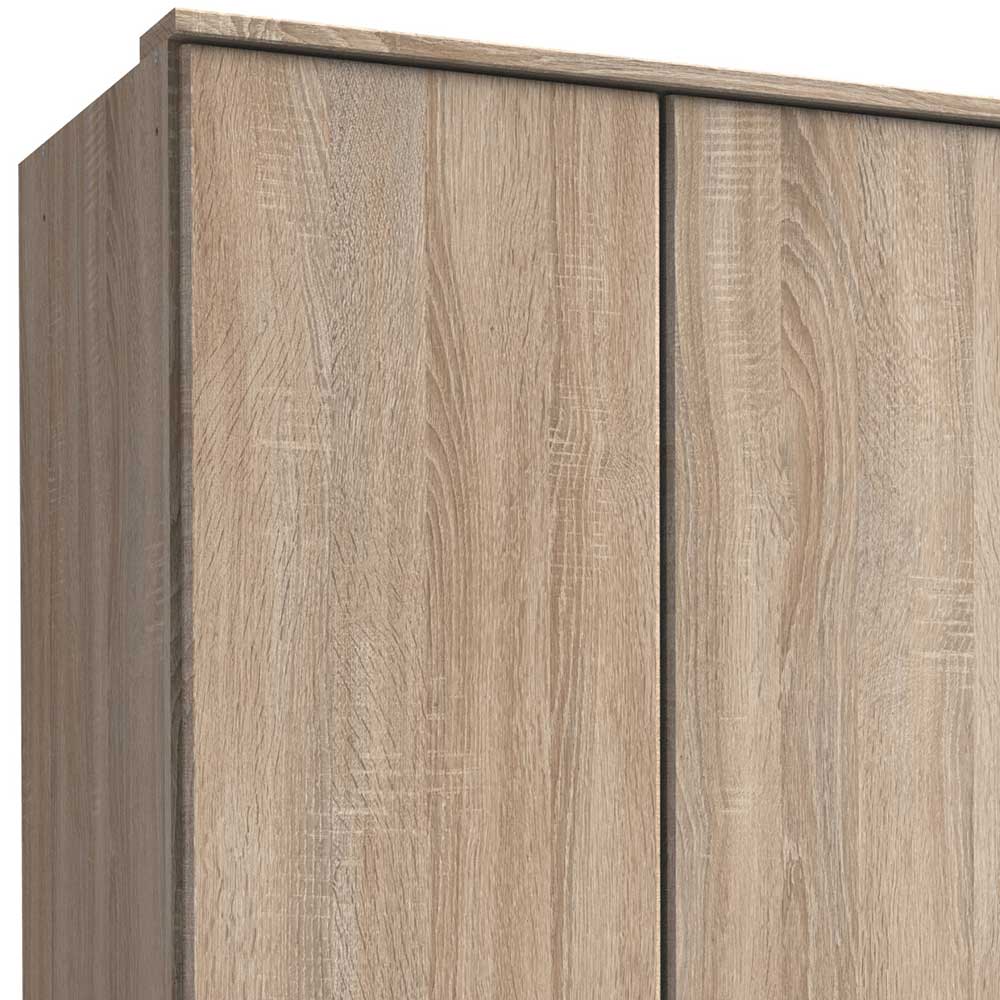 Kombi-Kleiderschrank in Eiche Sägerau - Citerna