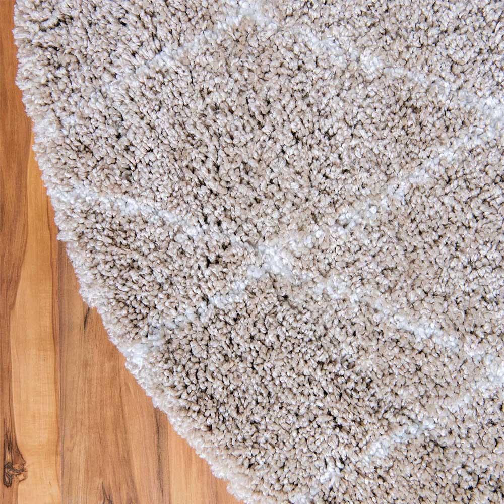 Teppich mit hohem Flor - 150 cm rund - Alli