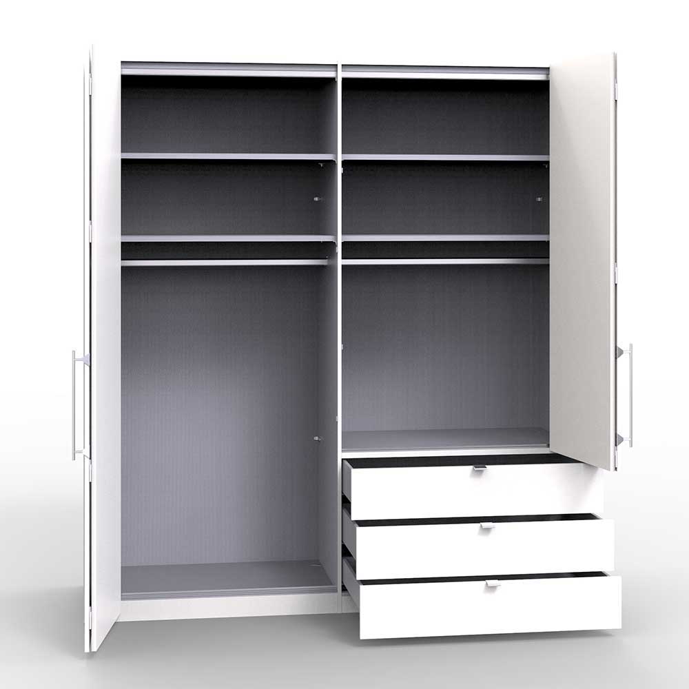 Kombi Schlafzimmerschrank mit drei Schubladen - Empresian