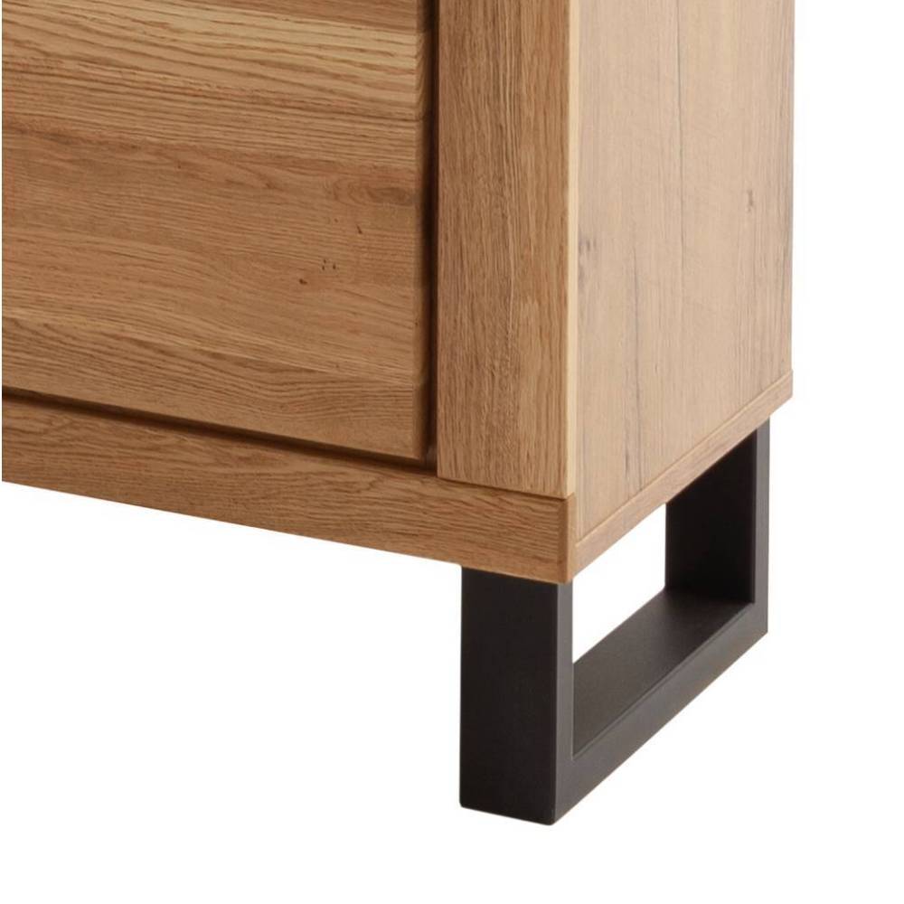Highboard Vitrine in Wildeiche - Scarlett