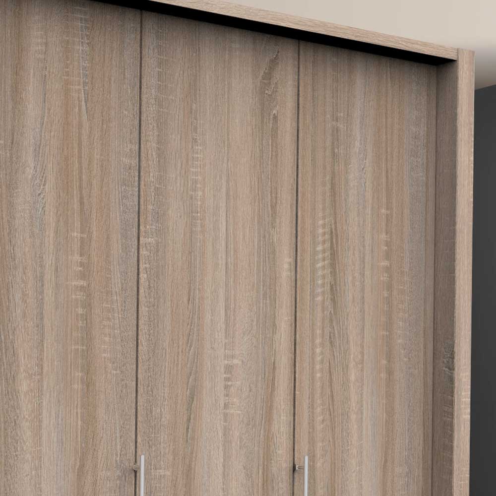 Holzoptik Schlafzimmerschrank 2 türig - Zayun