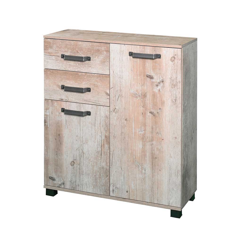 81x95 cm Touchwood Kommode in Eiche Grau - Mosnito